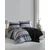 Collega Grey, White, Black i Dark Blue Ranforce Posteljina XXL