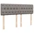 Vidaxl Box spring postelja z vzmetnico taupe 140x200 cm blago