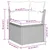 Sjedeća garnitura za vrt s jastukom 11 pcs Smeđa Poli ratan