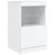 Komoda s LED svjetlima bijela 41x37x67 cm