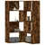 Kutni regal za knjige 4 razine boja hrasta 85x85x140 cm drveni