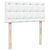 vidaXL Box spring postelja z vzmetnico bel 100x200 cm umetno usnje