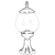 Lessentiel Maison Spoljna zidna lampa BSU-68194-BSY-K, 45 cm, E27, IP65, Crna