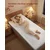 Songmics Vzmetnica 90x200 cm modra