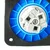 tp electric RAVNA VTIČNICA ZA NAPAJALNO PLOŠČO CEE 230V 32A/3P 75x75 MM INDUSTRIJSKA