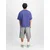 ALPHA INDUSTRIES Majica Studio Edition Vibe temno liila/bela