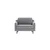 Atelier del Sofa Fotelja Robin Loveseat, Svetlosiva
