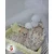 Bubamara037 Set posteljine za krevetac sa ogradicom od pletenica Meda, Žuto-beli