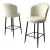 Hanah Home Set 6 barskih stolica Alte Krem-Crni