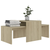 Set stolića za kavu boja hrasta sonome 100 x 48 x 40 cm drvena