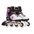 Ženski rolerji Rollerblade Macroblade 84 W Light Grey/Violet/Orange EUR 39