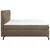 Esposa BOXSPRING POSTELJA 160 cm  x 200 cm , tekstil umazano rjava