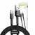 BASEUS Cafule USB na Micro USB kabel 2.4A 1m (sivo-črn)