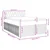 vidaXL vidaXL Box spring postelja z vzmetnico modra 140x200 cm blago, (21307392)