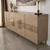 Hanah Home Konzola Paris, 180x80x40 cm, Bronzane boje