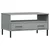 Stolić za kavu s metalnim nogama sivi 85x50x45 cm drveni OSLO