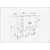 Hanah Home Komoda Platin 100x100x35cm Hrast-Bela