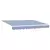 Električna retraktabilna tenda Plava i bijela 3,5 x 2 m