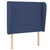 Vidaxl Box spring postelja z vzmetnico modra 80x200 cm blago