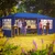 Paviljon za zabave NEAPOL, 3x6m, moder Jurhan