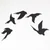 Wallity Zidna dekoracija Birds - APT646MS, 25 x 30 cm, Crna