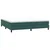 Box Spring krevet bez madracem tamnozeleni 200x210 cm baršun