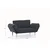 Atelier del Sofa Trosed na razvlačenje Nina 200x70cm Petrolej
