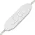 Zidno ogledalo s LED svjetlima 30 x 70 cm stakleno ovalno