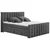 MID.YOU POSTELJA BOXSPRING 180 cm  x 200 cm , tekstil, leseni material antracit