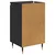 Kreveta 2 pcs Crni hrast 40 x 35 x 70 cm Obrađeno drvo i čelik