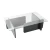 Hanah Home Klub sto Flavio, 105x30x65cm, Antracit