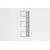 Hanah Home Polica 52x150cm Bela