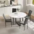 Homestar Set 4 jedilnih stolov 42x58x95 cm temno siva