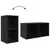 Set TV komoda Zidne Crna 72 x 35 x 37 cm Konstruirano drvo