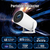 Projektor Starlight Vision Pro - Prenosni mini 4K projektor z WiFi6 in BT5 povezavo, samodejno korekcijo slike in Android TV 11
