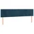 vidaXL Box spring postelja z vzmetnico temno moder 120x190 cm žamet