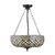 Endon 111882 - Viseći luster na lancu Tiffany MILLE FEUX, 3xE27/10W/230V, prečnik 45 cm