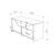 HANAH HOME Cipelarnik Nexus Shoe Cabinet Oak White