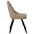 Carryhome STOL, kovina, tekstil rjavosiva