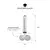 Double-wheeled pastry cutter, stainless steel, 16 cm - MasterClass