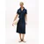 TOMMY HILFIGER Dolga srajca temno modra