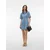 VERO MODA Dolga srajca VMDaisy moder denim