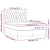 Krevet box spring s madracem LED svjetlosivi 140x200 cm baršun