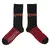 Nogavice Queen - Logo & Stripes - ROCK OFF - QUSCK08MB