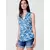 KOROSHI Bluza modra/mornarska/bela