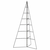 Metalno ukrasno božićno drvce crno 140 cm