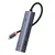 Hub postaja Baseus UltraJoy USB-C - 4x USB-A, HDMI, 2x USB-C, 4K@60Hz - space grey