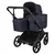 Bugaboo - Voziček Donkey 6 Mono, Black/Deep Indigo-Deep Indigo