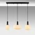 Opviq Luster Asker-15197, 87x30x130cm, IP20, Belo-crni