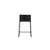 Venture Design Barski stol 2 kosa 50x85x41 cm črne barve